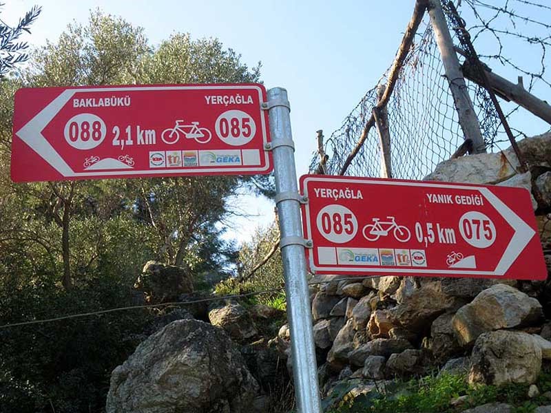 New signposts have appeared throughout the area