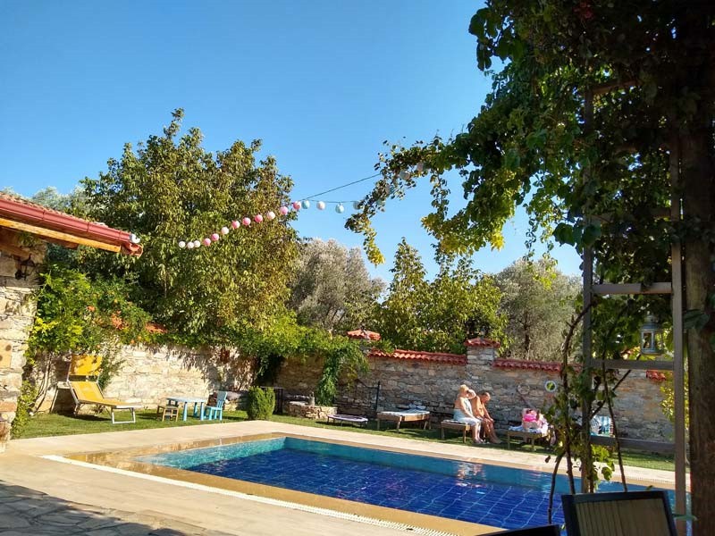 Relaxing at the delightful Anatolia Hotel in Geyre
