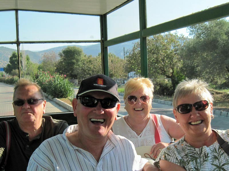 
... thank goodness it was only a two-minute drive - it was very bumpy!