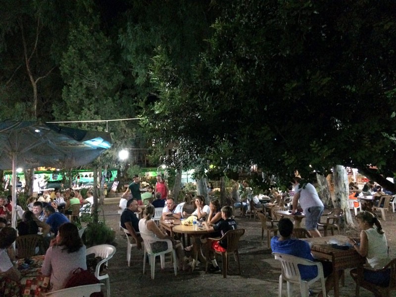 And everything stops for çay!  a great place in Turunç to chill and relax
					