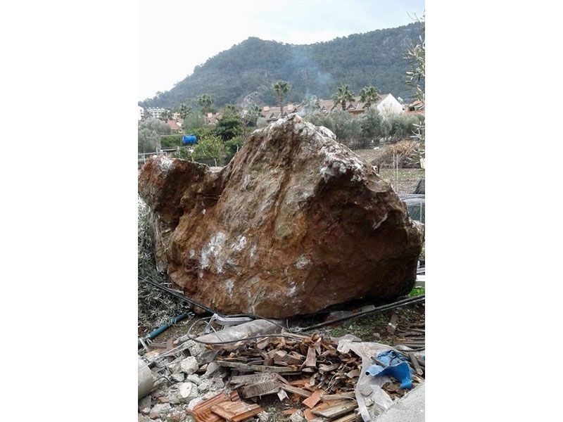 The boulder has landed!
