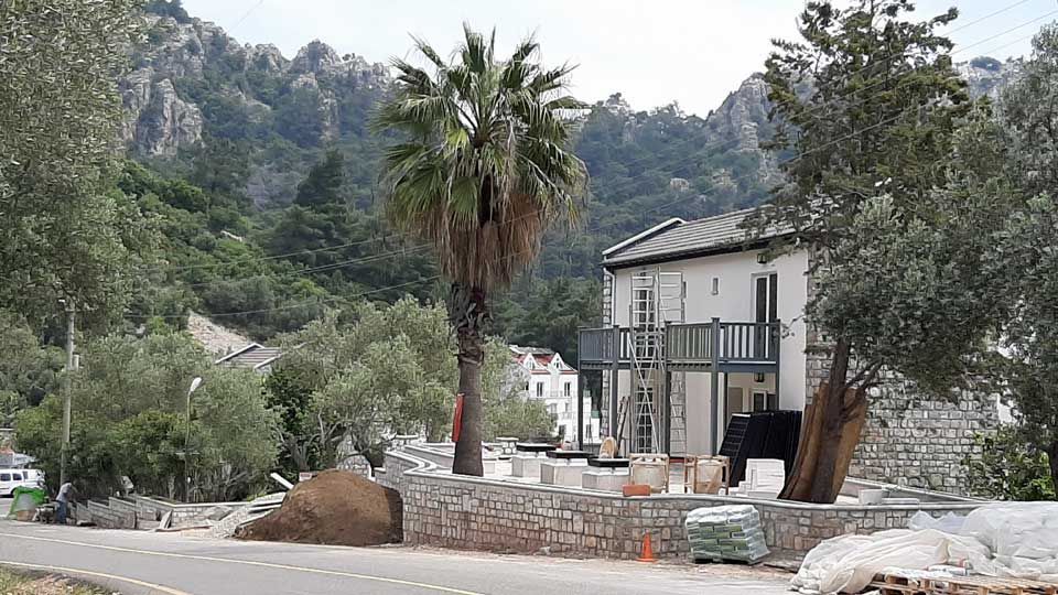 Old Physkos Villas having a major renovation